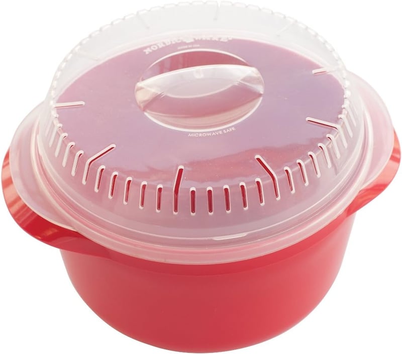 Microwave Multi-Boiler, 5.5 Cup, Red Nordic Ware