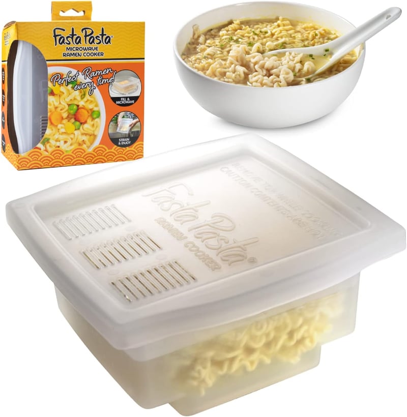 Microwave Ramen Cooker with Strainer