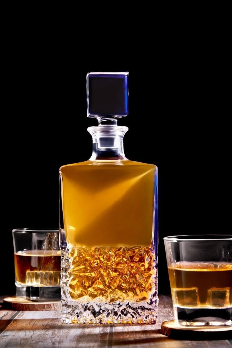Personalized 24 oz Whiskey Decanter Set with Stopper