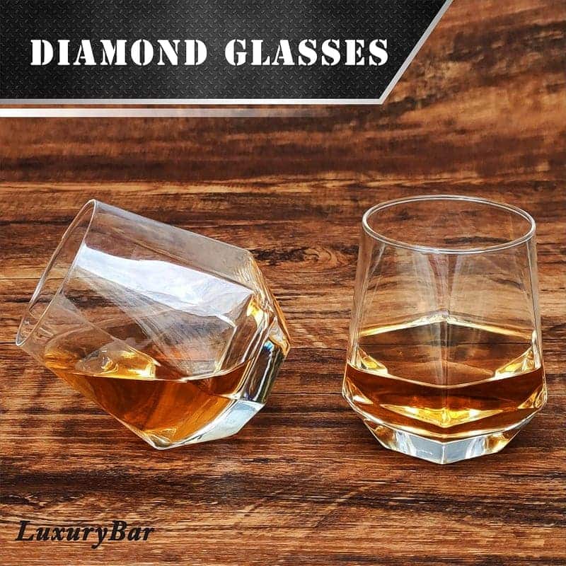 Whiskey Decanter Set with Cooling Tray for Men
