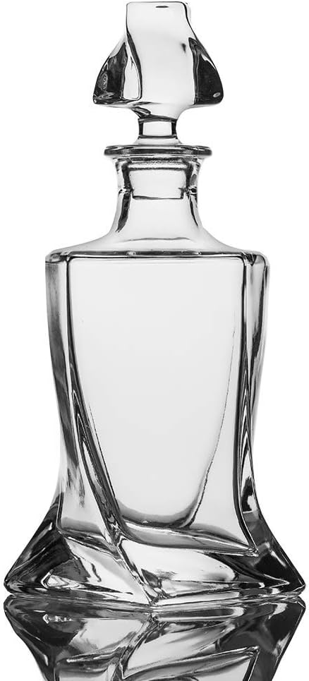 Whiskey Decanter 26 oz with Glass Stopper