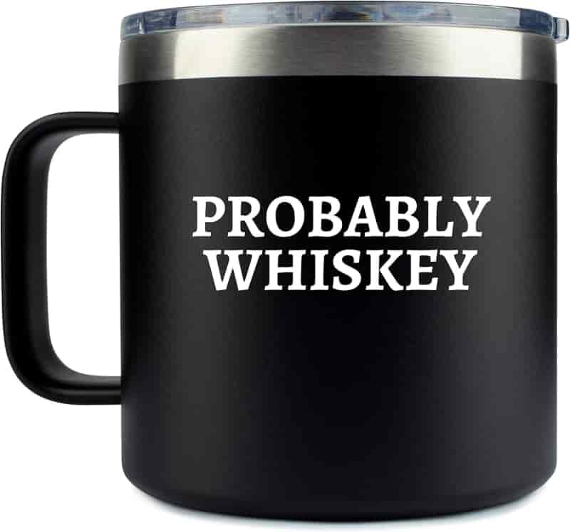 Funny Whiskey Mug Tumbler, 14oz — Ideal Men's Gift