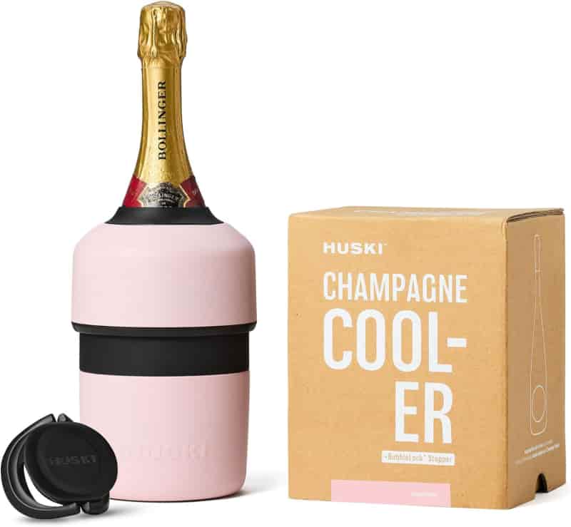 Champagne Chiller with Iceless Design - Powder Pink