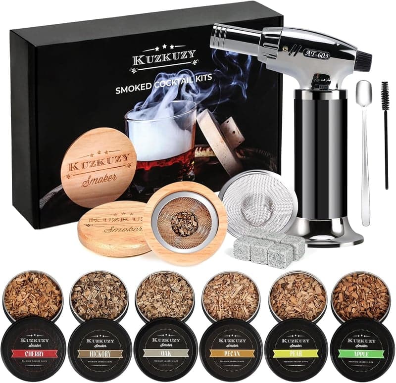 Birthday Cocktail Smoker Kit with 6 Wood Flavors