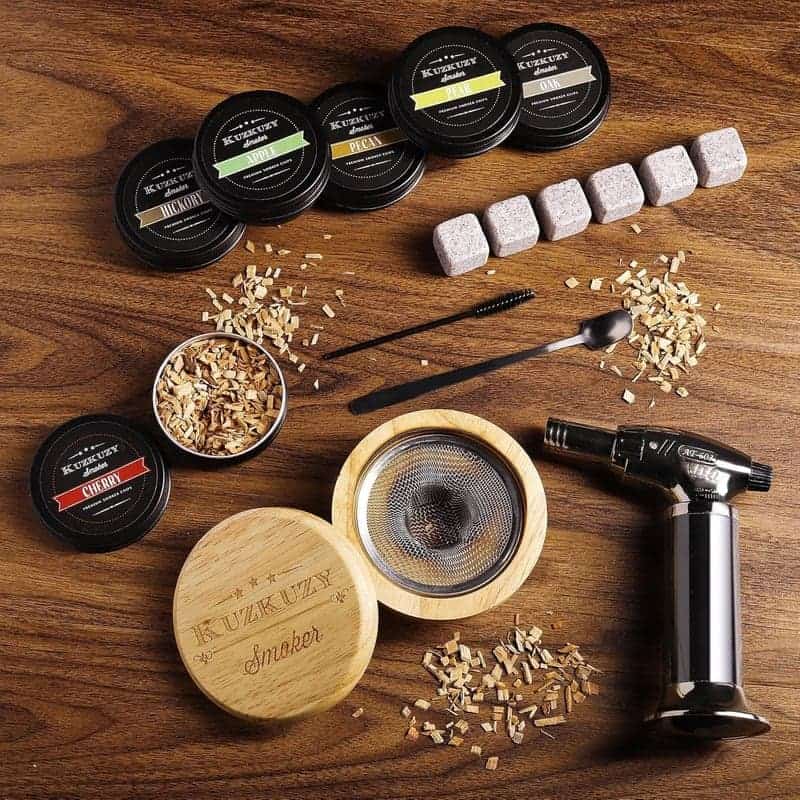 Birthday Cocktail Smoker Kit for Men, 6 Flavors