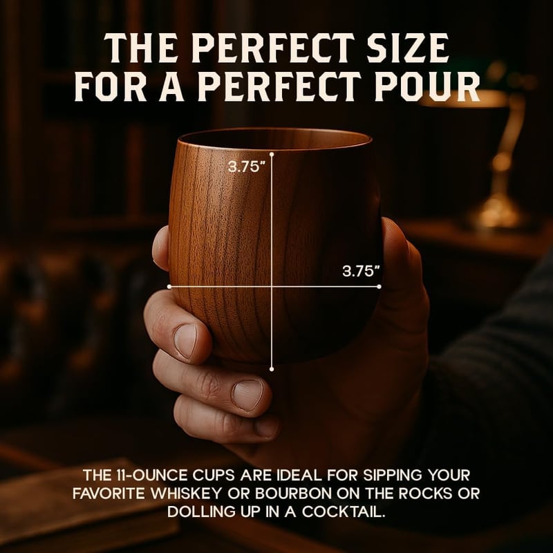 Anniversary Whiskey Tumblers Set for Men