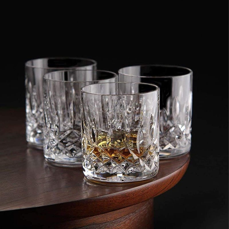 Crystal Double Old Fashioned Glasses Set (6, 11 Oz)