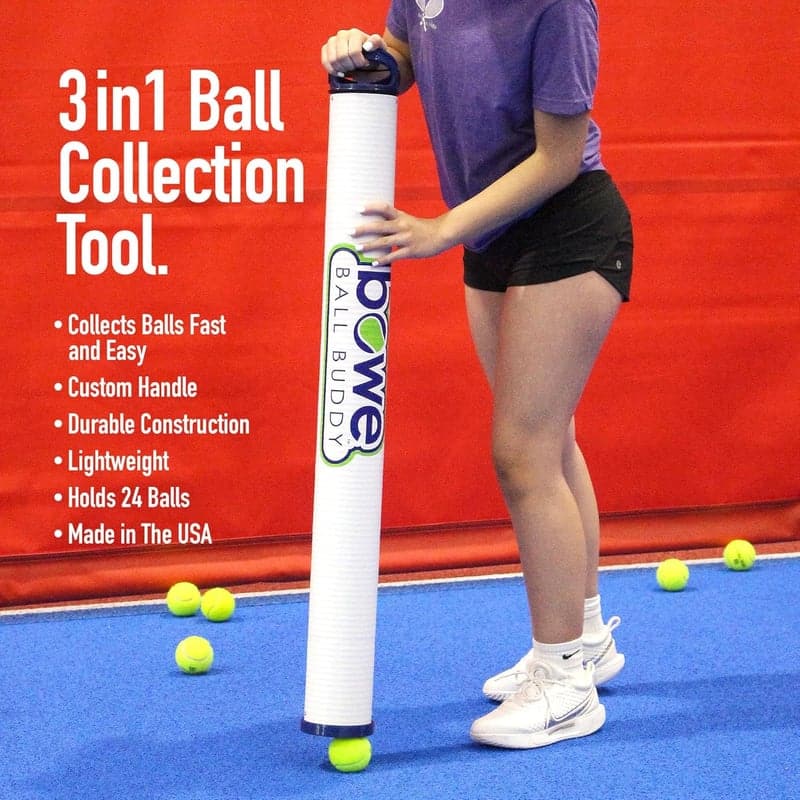 Tennis Ball Collector Tube - 22 Capacity, USPTA Design