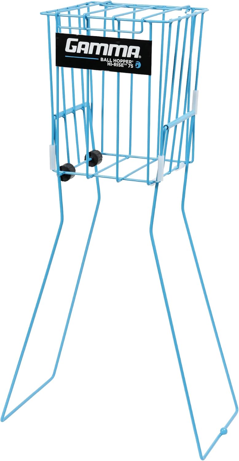 Tennis Ball Hopper with Wheels - Durable and Easy Assembly