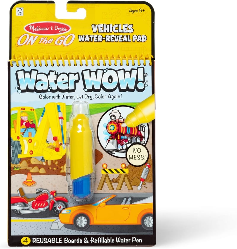 Children's Reusable Vehicle Activity Pad