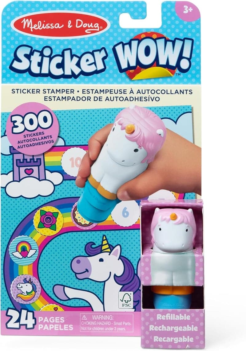 Unicorn Sticker Activity Pad & Stamper – 300 Stickers