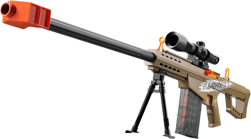 Toy Sniper Rifle Foam Blaster for Boys Ages 8+
