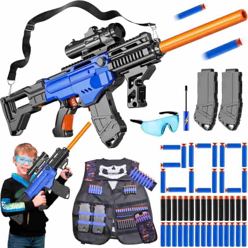 Birthday Electric Foam Blaster Set for Kids and Adults