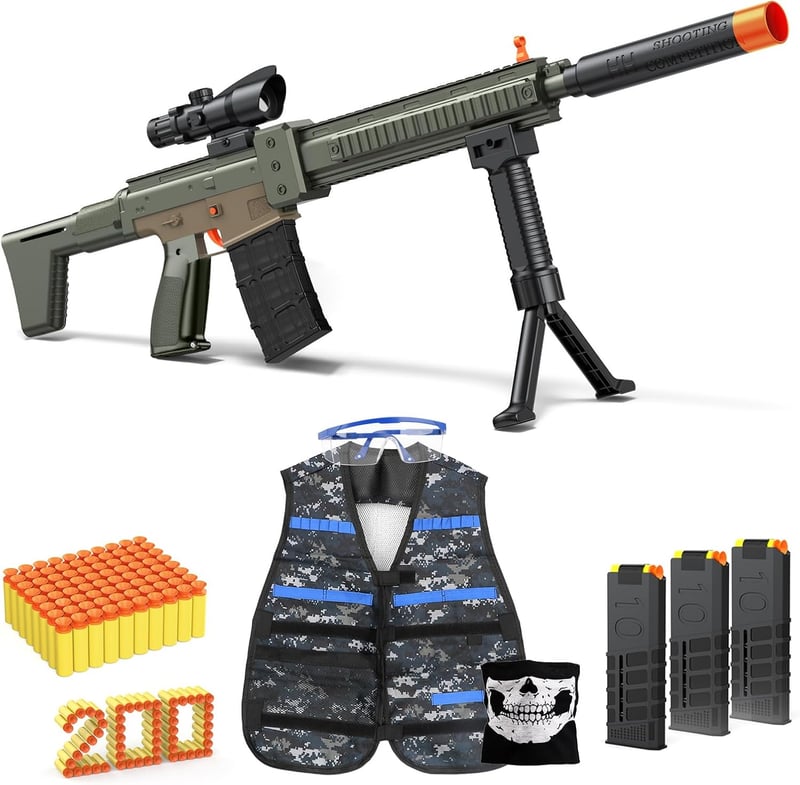 Electric Toy Sniper Rifle Set for Boys 8-12