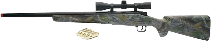 Camo Single Barrel Toy Rifle with Scope