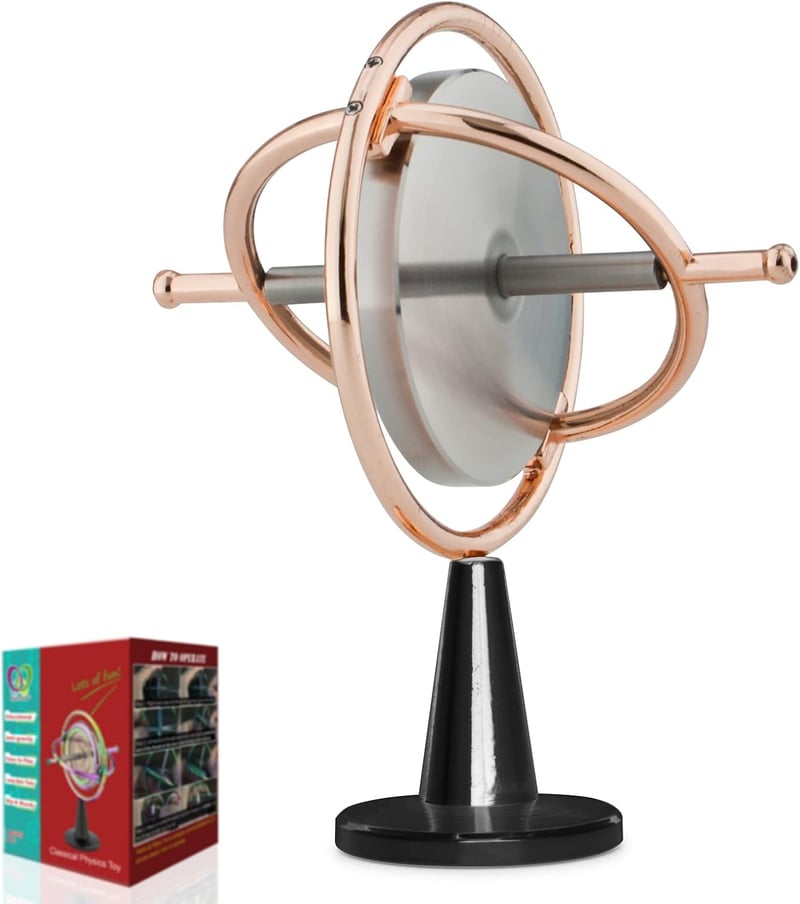 Stainless Steel Gyroscope - Office Toy Science Gear