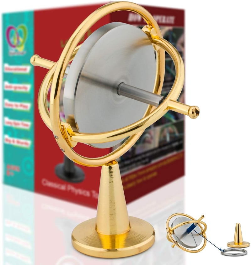 Heavy Duty Gyroscope: Stainless Steel Rotor Toy