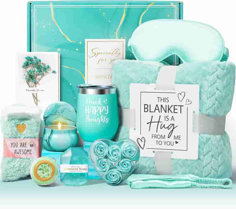 Birthday Spa Gift Basket with Blanket – Self-Care for Women