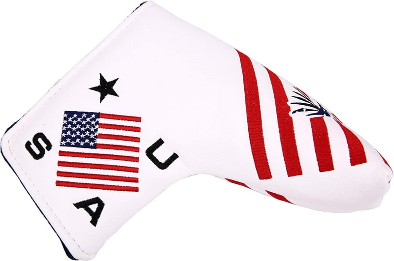 Patriotic USA Flag Eagle Golf Club Head Cover