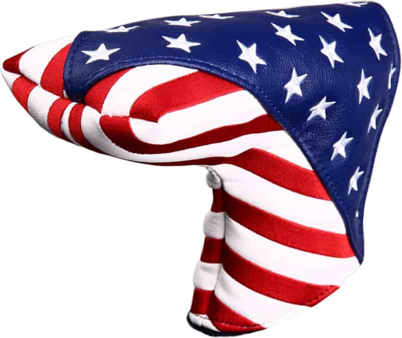 USA Flag Golf Putter Cover for Blade Putters