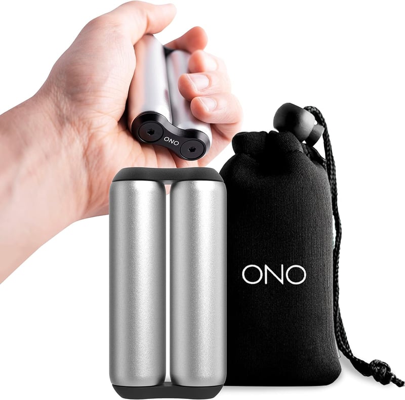 Fidget Roller for Adults – Grey Aluminum
