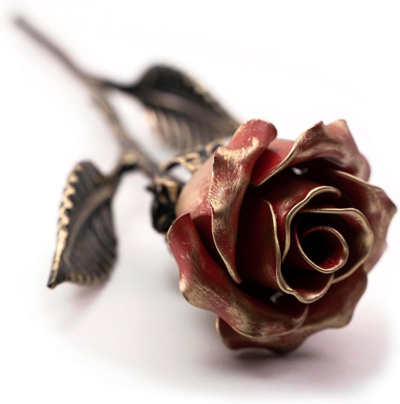 6th Anniversary Wrought Iron Rose Gift