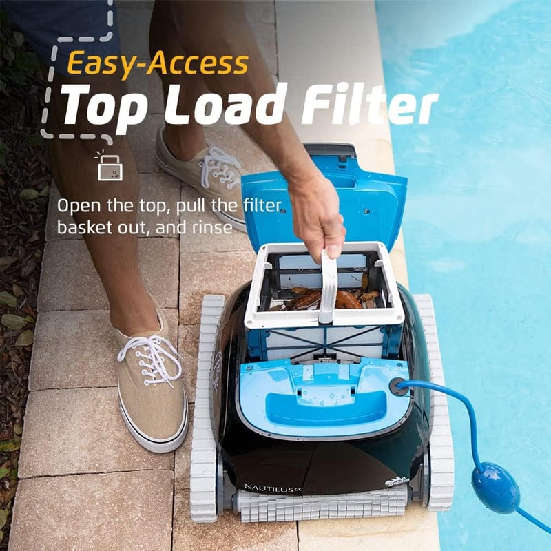 Robotic Pool Vacuum for Above/In-Ground Pools