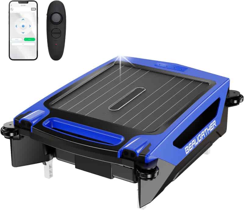 Solar Pool Cleaning Robot with App Control & Dual Charging Modes