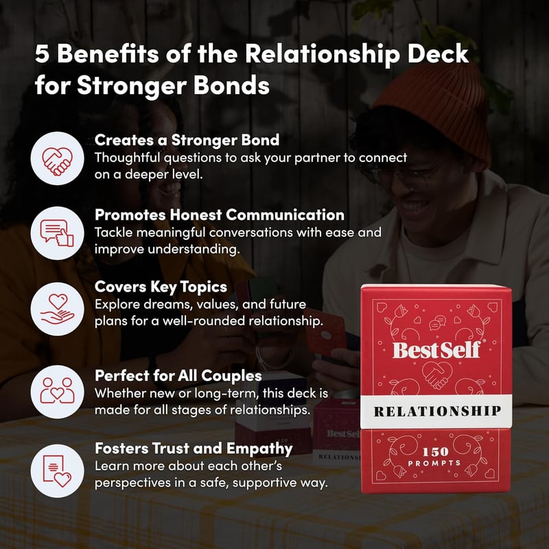 Couples Card Game - 150 Discussion Prompts