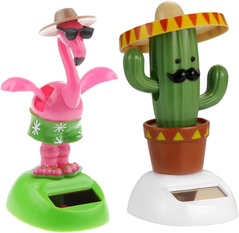 Solar-Powered Dancing Animal Toys – Kids Gifts & Car Decor