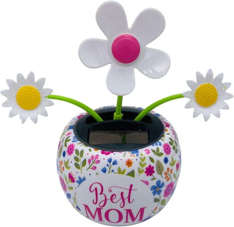 Solar Dancing Flower Dashboard Decor