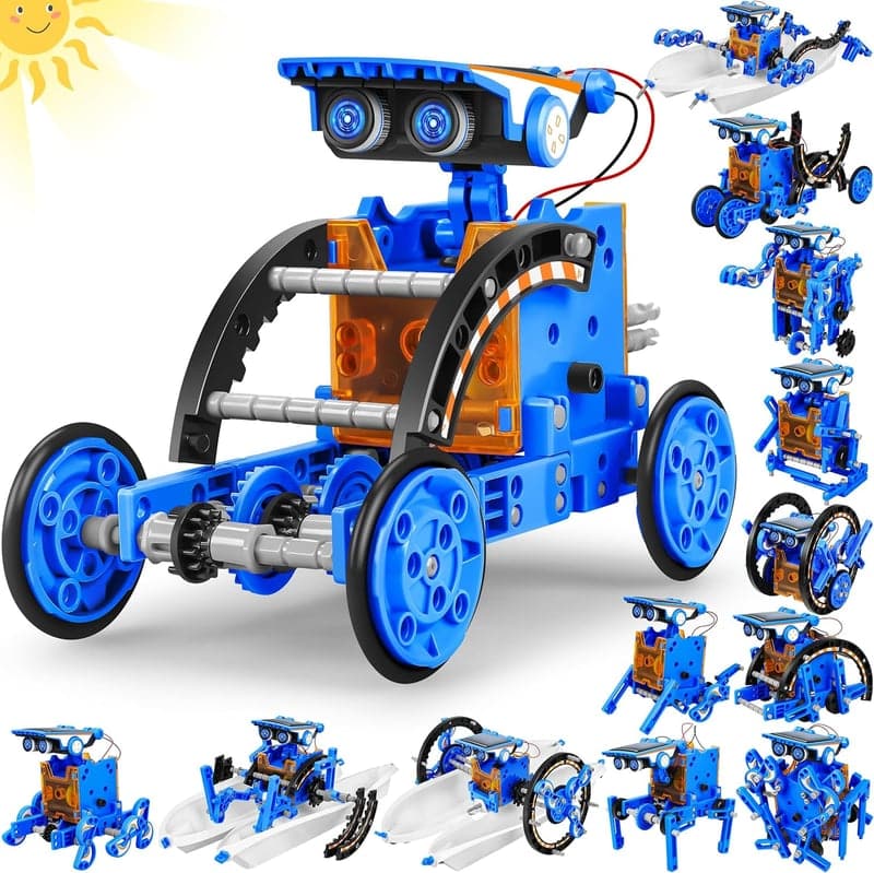 STEM Solar Robots Kit for Kids 8-12