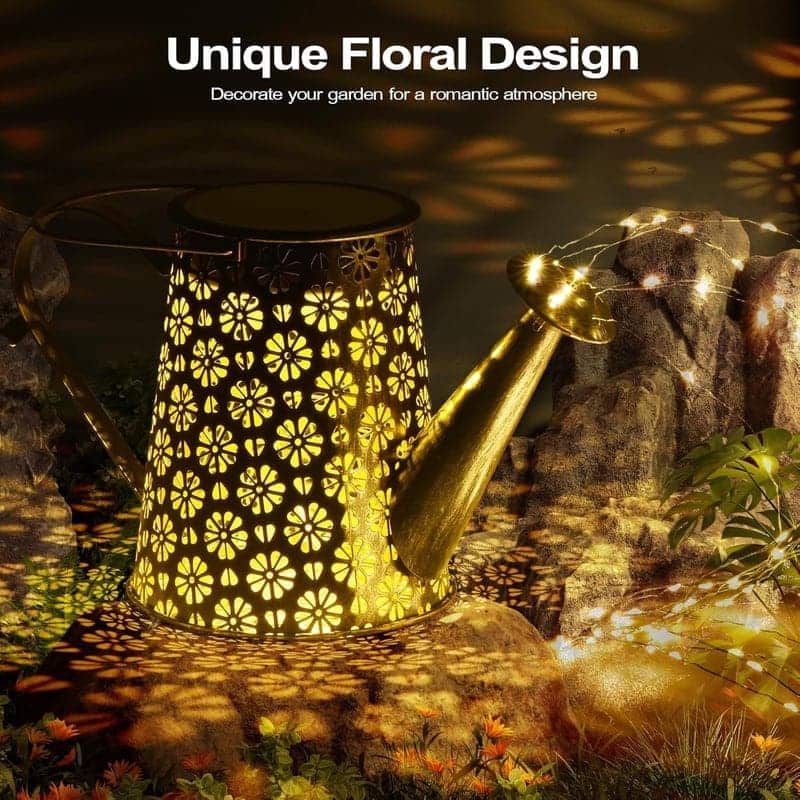 Mother's Day Solar Watering Can Lights – 90 LED Waterproof Decor