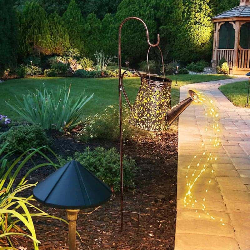 Mother's Day Solar Watering Can Light - Outdoor Garden Decor