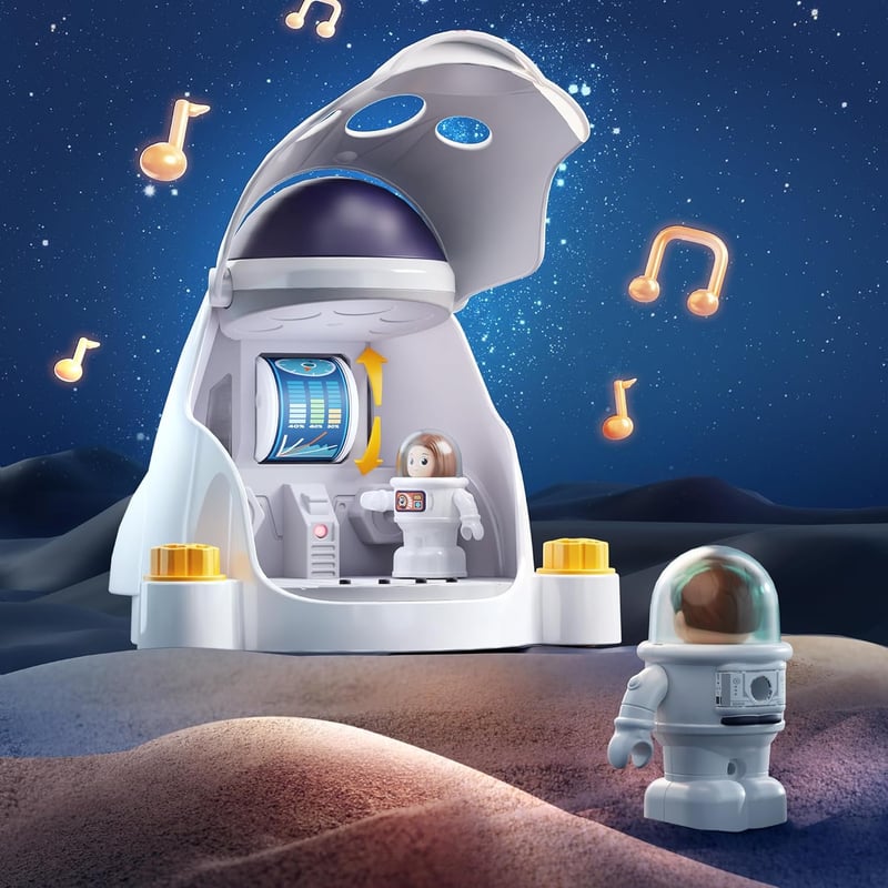 STEM Rocket Playset with Space Shuttle & Astronauts