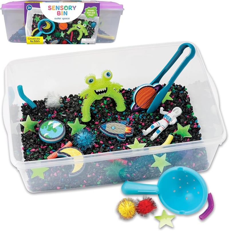 Kids' Outer Space Sensory Bin Toy Set