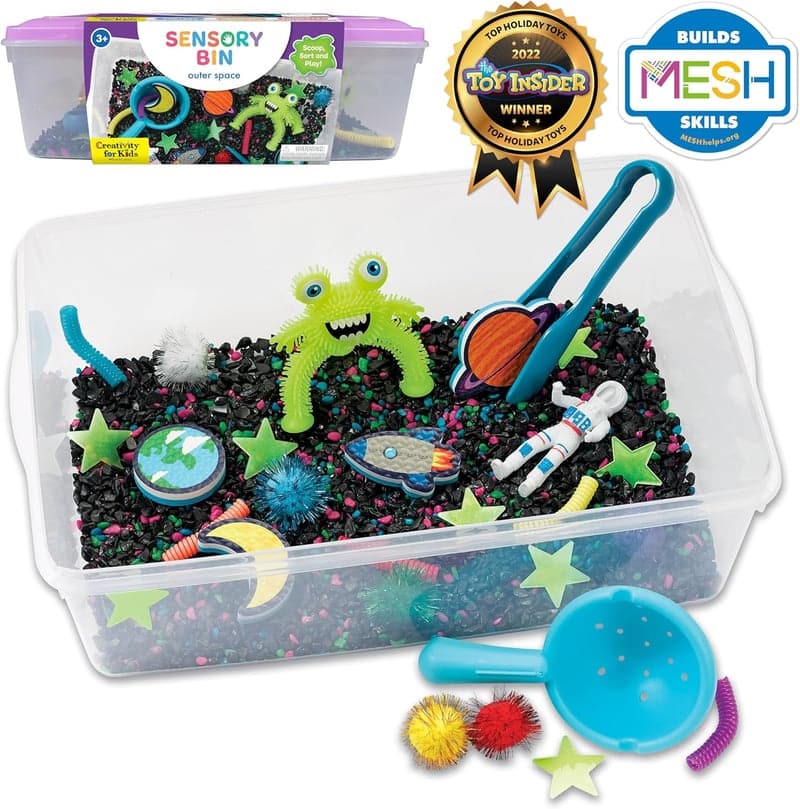 Kids' Outer Space Sensory Bin Toy Set
