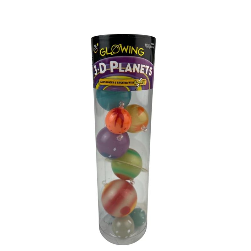 3D Glow-in-Dark Planets Set for Kids