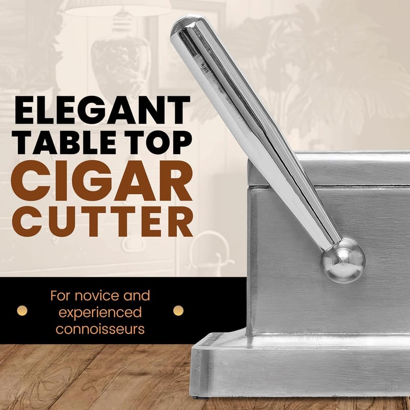 Tabletop Quad Guillotine & V-Cut Cigar Cutter