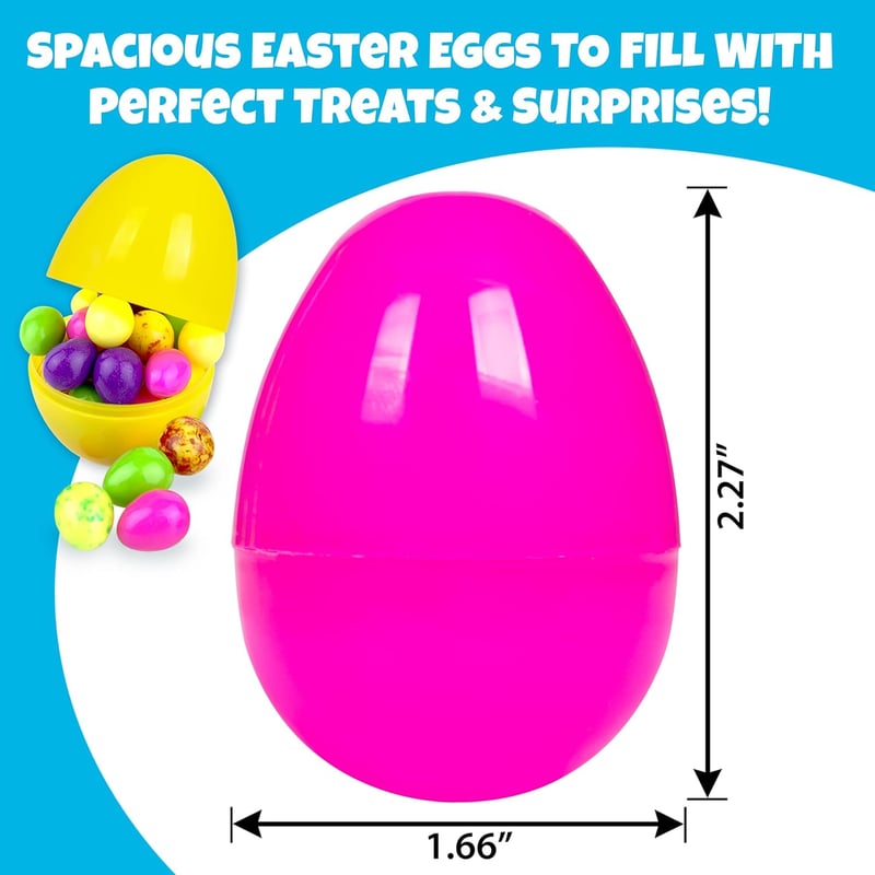 Easter Egg Hunt Plastic Eggs, 150-Pack Assortment