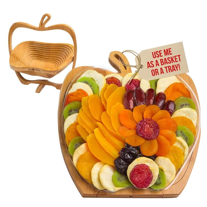 Holiday Dried Fruit Gift Basket for Variety Snacking
