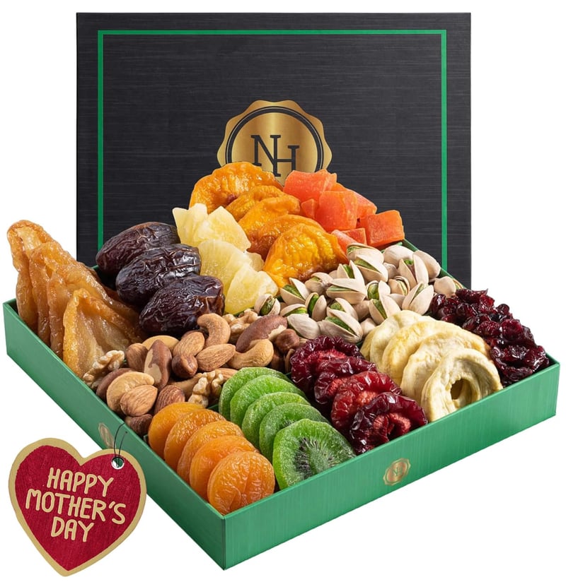 Mother's Day Dried Fruit & Nuts Gift Basket for Family