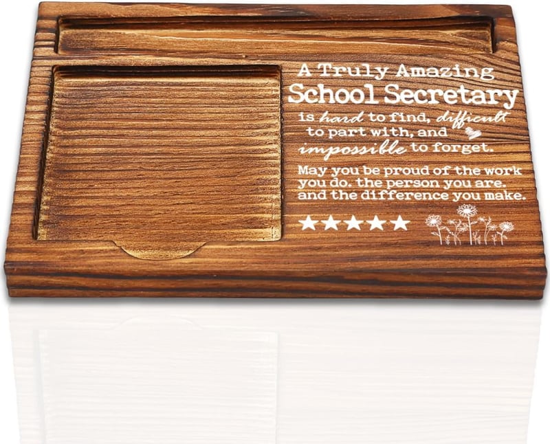 Retirement Self-Stick Note Holder for School Secretary