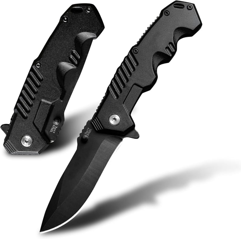 Lightweight Stainless Steel Folding Knife for Outdoor & EDC
