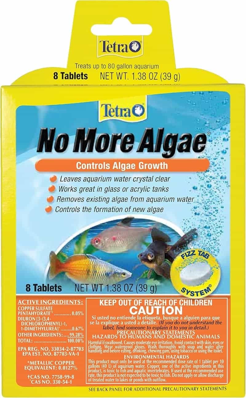 Algae Control Tablets for Aquariums, Pack of 8