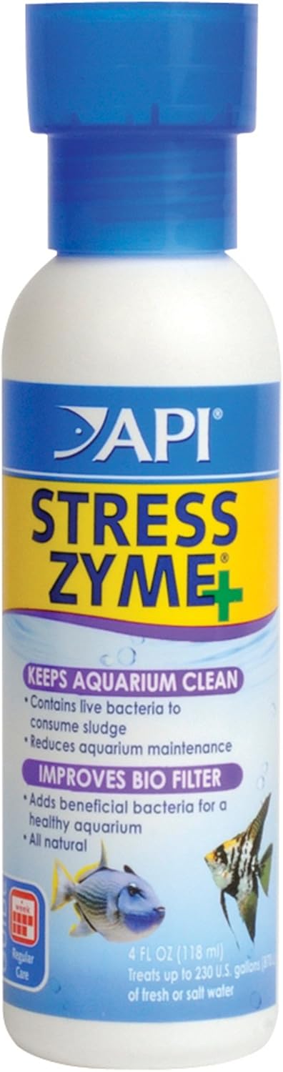 Aquarium Bacterial Cleaner for Freshwater & Saltwater, 4 oz