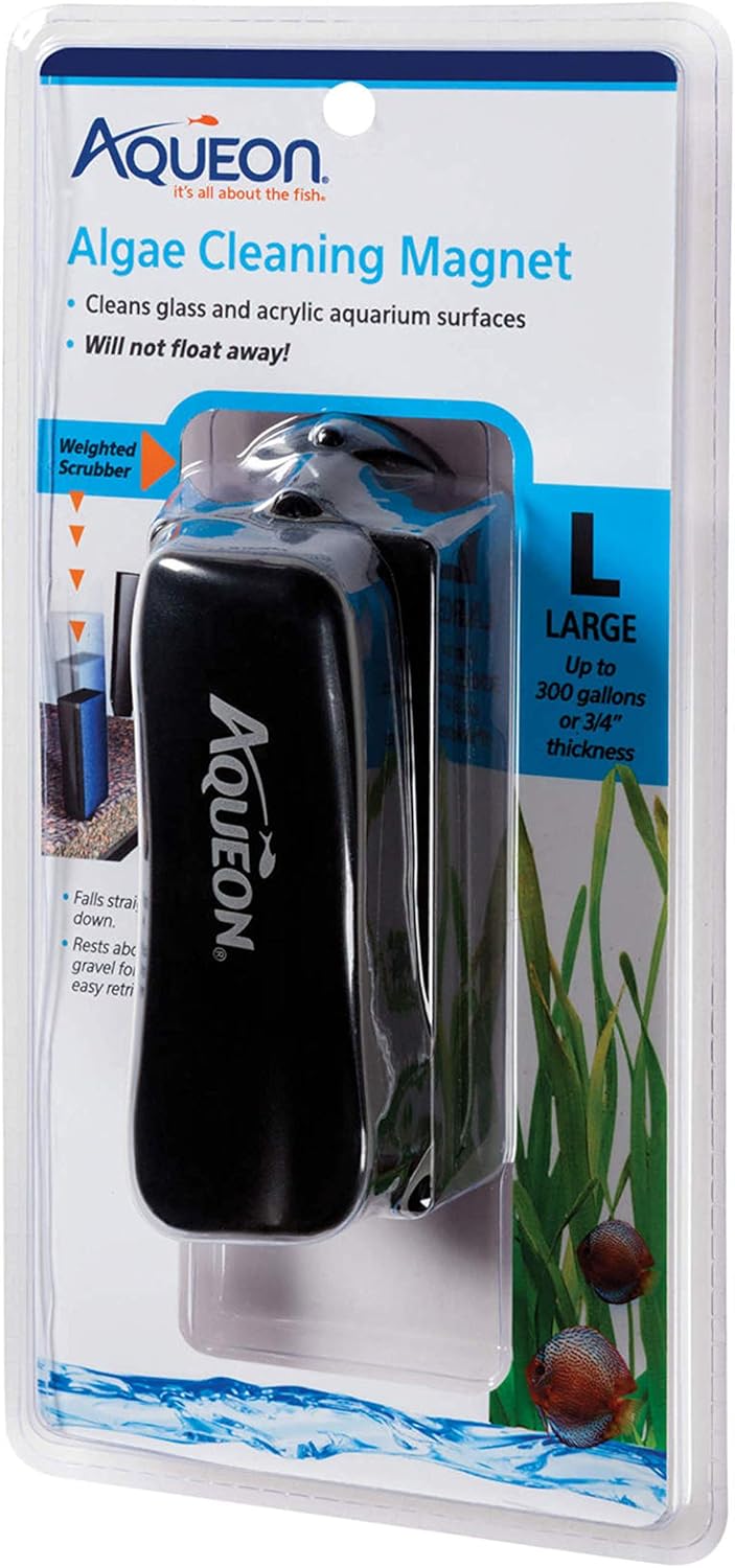 Algae Cleaning Magnet for Glass & Acrylic Aquariums, Large