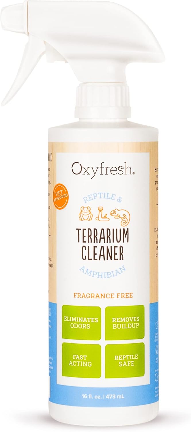 Terrarium Cleaner for Reptiles & Amphibians, Odor-Free & Safe