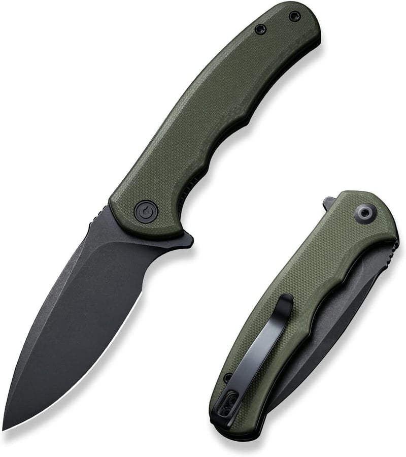 EDC Folding Knife, D2 Blade & G10 Handle