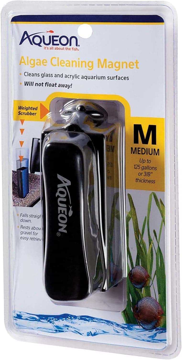 Algae Cleaning Magnet for Glass & Acrylic Tanks, Medium Size